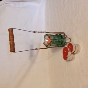 Vintage tea light holder  tea lights,  electric pole insulated from Lync…